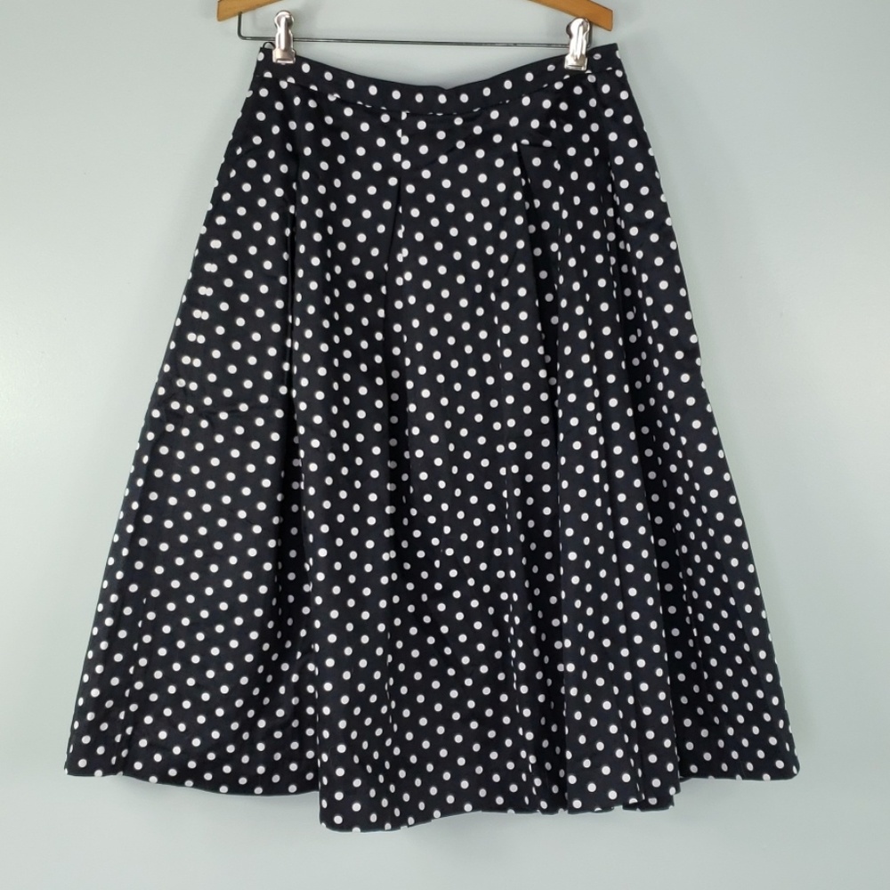 Aphorism Polka Dot Flare Swing Skirt 8